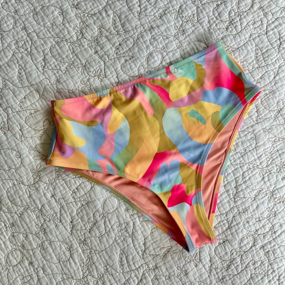 NWOT Billabong A/DIV Vibrant Multicolor Bikini Bottom